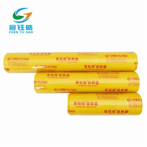 Grosir kemasan makanan katering bungkus plastik transparan tahan panas Pvc plastik peregangan Film perekat gulungan Jumbo - Product Image 5