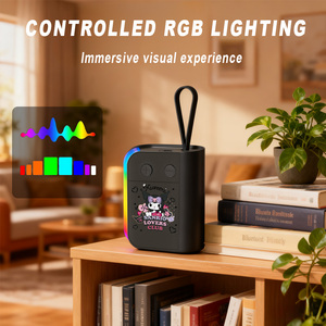 Haut-parleur LED portable sans fil étanche de style livre TWS 5W avec corde de suspension, neuf d'usine - Product Image 2