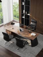 Fauteuil de bureau ergonomique de luxe à dossier haut inclinable, moderne, avec fonction de levage, en cuir véritable, idéal pour les conférences et les PDG