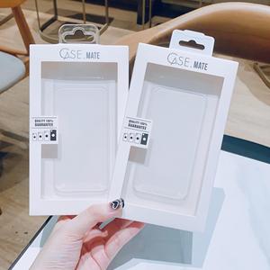 Wholesale Custom Minimalist <b>White</b> Hanging Hole Paper <b>Box</b> With Insert For Phone Case Packaging - Product Image 2