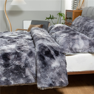 Juego <span class=keywords><strong>de</strong></span> <span class=keywords><strong>cama</strong></span> <span class=keywords><strong>de</strong></span> edredón <span class=keywords><strong>de</strong></span> tres piezas Tie-Dye nórdico, <span class=keywords><strong>funda</strong></span> <span class=keywords><strong>de</strong></span> edredón <span class=keywords><strong>de</strong></span> tela <span class=keywords><strong>de</strong></span> felpa suave, ropa <span class=keywords><strong>de</strong></span> <span class=keywords><strong>cama</strong></span> cómoda y elegante - Product Image 2