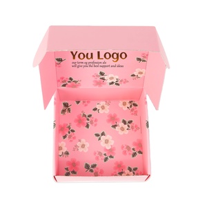 Nouvelle boîte d'<span class=keywords><strong>emballage</strong></span> personnalisée Pulida 2025 avec logo imprimé, rose, grande, moyenne, petite, carrée, pliable, pour expédition et cadeaux - Product Image 5
