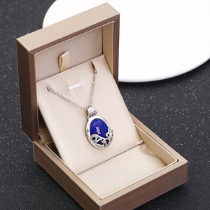 Ustom-collares de joyería fina de piedra natural azul, productos periféricos de película - Product Image 4