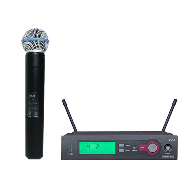 Factory SLX24 Wireless Microphone System SLX4 Receiver SLX2 Beta58 Handheld Set