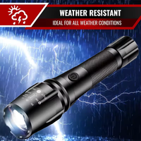 Offre Spéciale longue distance zoom laser blanc led flash lumières super lumineux usb charge lampes de poche tactiques lampe torche rechargeable