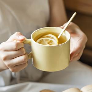แก้วเซรามิกสไตล์มินิมอล สำหรับดื่มน้ำ ชา กาแฟ เหมาะสำหรับใช้ในบ้าน สำนักงาน หรือพกพาไปใช้ในชีวิตประจำวัน - Product Image 3