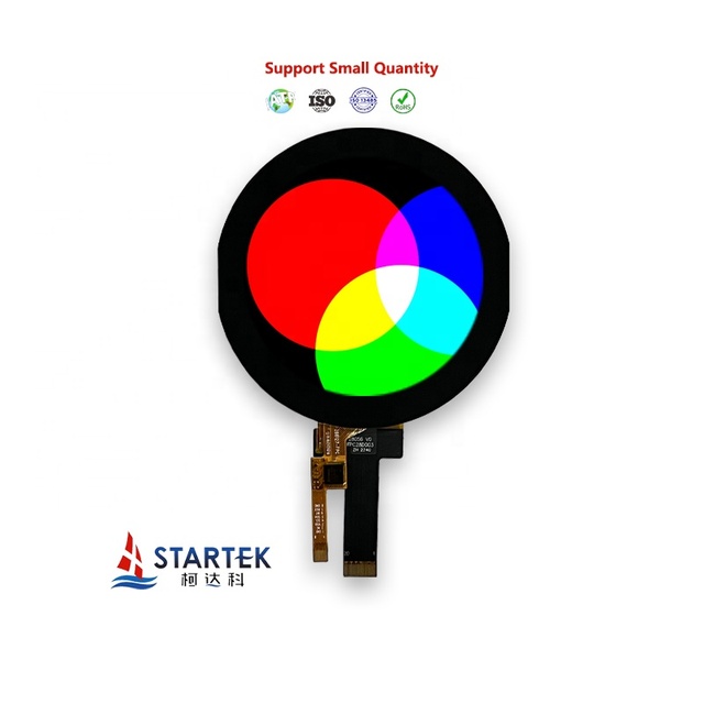 Startek 2.8 Inch Round TFT Screen 480*480 MIPI LCD Module 500nits for Smart Watch Tft Lcd Module Display