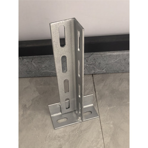 Soporte de Columna de Hierro Angular, Galvanizado en Caliente, Tipo T, Soporte de Pared, Marco Perforado, Soporte de Montaje para Bandeja de Cables - Product Image 4