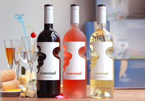 Botella de vino tinto de mano de Ángel de 750ml al por mayor botella de copa de vino de decoración creativa con corcho para champán - Product Image 4