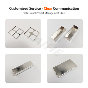Tùy chỉnh kim loại dập RF EMI lá chắn đồng bạc nhôm tinplate RFI che chắn bao vây có thể hộp trường hợp cho SMT PCB board - Product Image 5