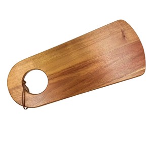 Tabla de cortar de madera de acacia 52x22.5x2cm, rectangular, para cortar frutas y verduras - Product Image 1