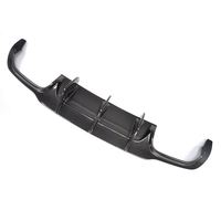 Diffuseur arrière en fibre de carbone W204 C63 Grandes ailettes pour Mercedes Benz C63 AMG Black Series 2012-2015
