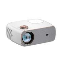 Mini Proyector de Video RIGAL RD-882 LED WiFi para Smart TV Android 1080P 350 Lúmenes HIFI Estéreo con Altavoces Integrados Portátil