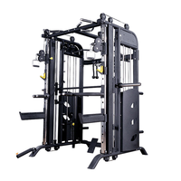 Cage de musculation semi-professionnelle multifonctionnelle, rack à squats, équipement de musculation pour salle de sport à domicile, machine Smith multifonctionnelle