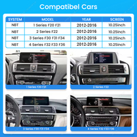 MEKEDE EU STOCK Système Linux T113 Dual-core Cortex-A7 1920*720 Car-play Auto WiFi BT pour BMW Série 1 3 F20 F30 2012-2016