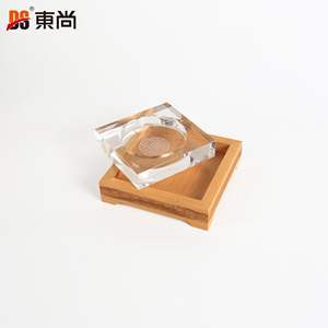 Custom-made Modern Decorative Creative Cigar Outdoor Indoor <b>Portable</b> Square <b>Ashtray</b> for Home Restaurant Hotel Model - Product Image 1