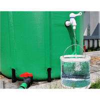 IBC TOTE PVC Falt schaufel Garten Regen fass Lagerung Liter Regenwasser tank Lagerung zu verkaufen
