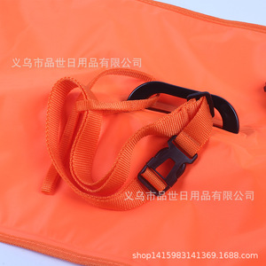 ห่วงยางว่ายน้ำแบบถุงลมคู่ 28 ลิตร ผ้า PVC วาล์วแบบบอสตัน สำหรับเด็กและผู้ใหญ่ อุปกรณ์ช่วยชีวิตสำหรับกีฬาทางน้ำ - Product Image 5