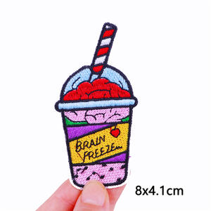 Parche de hierro para bebidas de varios estilos, bordado de dibujos animados, <span class=keywords><strong>Campari</strong></span>, jugo, café, <span class=keywords><strong>vino</strong></span>, parches para Decoración - Product Image 6