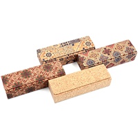Bestpackaging étui à lunettes de soleil en liège naturel étui pliant pour lunettes boîte d'emballage étui à lunettes pliable en liège personnalisé