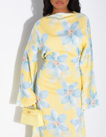 Nouvelle Abaya de Luxe Sharut en Gros, Robe Longue Musulmane de Dubaï pour Femme, Élégante Robe d'Été Modeste à Imprimé Floral