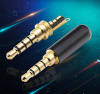 RASANTEK 6.35mm (1/4 Inch) 4 Pole TS Mono Jack Stereo Audio Plug 1/4 Connector Perangkat Pro Layanan OEM/ODM Massal Berlapis Emas