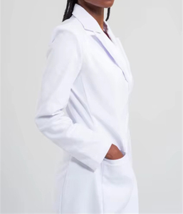 <span class=keywords><strong>Batas</strong></span> <span class=keywords><strong>de</strong></span> <span class=keywords><strong>Laboratorio</strong></span> Médicas Blancas Antiarrugas al por Mayor para Esteticistas, Uniformes <span class=keywords><strong>de</strong></span> Hospital, 100% Algodón Tejido para Unisex - Product Image 4