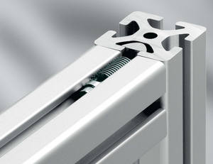 HOT 2020 3030 4040 4080 profilo di estrusione di <span class=keywords><strong>alluminio</strong></span> telaio T Slot V Slot 40x40 profili in <span class=keywords><strong>alluminio</strong></span> industriale nero estruso personalizzato - Product Image 2