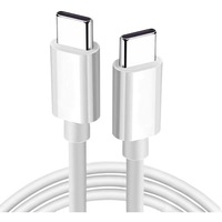 SY220 Dubbele Kop Type C Data Kabel Male-To-Male C-TO-C Oplaadkabel Pd Snelle Lading 2 meter Opladen