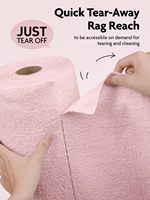 Lot de 30*2 torchons de cuisine ultra absorbants, modernes et écologiques, en microfibre lavable, en rouleau, à déchirer facilement