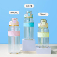 Nouvelle Arrivée Offre Spéciale Gourde Enfant Sans BPA Qualité Alimentaire Écologique Anti-fuite avec Paille pour l'école, les activités de plein air et les voyages