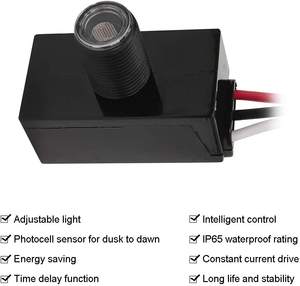 Sensor de fotocélula para exteriores, luz de poste de ojo con cable duro, Control de resistencia eléctrica, Senso DE LUZ DE fotocélula - Product Image 5