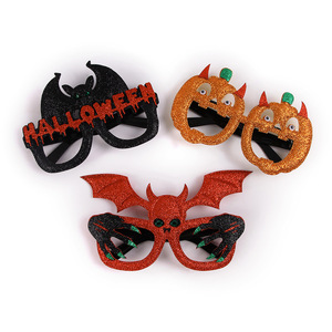 Gafas de fiesta espeluznantes de Halloween, máscara creativa de araña calabaza brillante, disfraz de demonio, accesorios para fotos para niñas pequeñas, estilo de <span class=keywords><strong>terror</strong></span> - Product Image 5