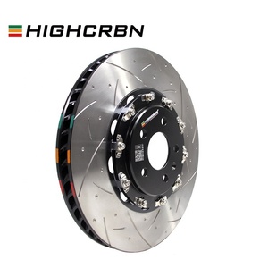 HIGHCRBN 360*26mm Tambor de disco de freno de 2 piezas Flotante trasero para Benz <span class=keywords><strong>AMG</strong></span> C63 OE #2124230412 - Product Image 5