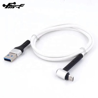 Kabel Data USB Tipe C Android, Pengisi Daya USB Mikro USB Dua Sisi