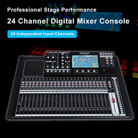 Consola Mezcladora Digital de Diseño Innovador, Controlador de Sonido DAW, 16, 24, 32 Canales, Consola Mezcladora de Audio Digital Profesional con Bluetooth
