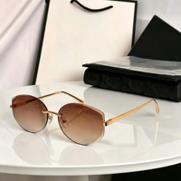 Lunettes de soleil unisexes carrées à monture intégrale en titane, avec verres TAC dégradés, légères, protection UV, verres transparents