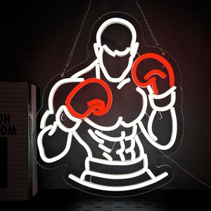 Boxer Letreros Neon LED indoor hanging ambient light shop <b>sign</b> wall decoration light entrance indicator light luminous <b>sign</b> - Product Image 1