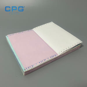 Feuilles de papier autocopiantes écologiques personnalisées par le fabricant, format A4, 2 plis, papier NCR, carnet de reçus de livraison - Product Image 1