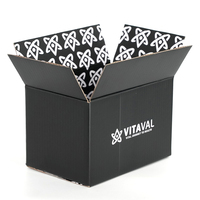 Cajas de Envío Personalizadas para Vitaminas, Impresión a Color, Doble Cara, Paquete para Botellas de Suplementos, Cajas de Cartón Corrugado