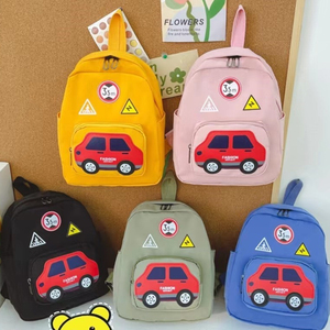 Mochilas <span class=keywords><strong>de</strong></span> dibujos animados para niños <span class=keywords><strong>de</strong></span> 3 a 5 años, mochilas creativas con estampado <span class=keywords><strong>de</strong></span> coche, <span class=keywords><strong>Mochila</strong></span> impermeable para niños - Product Image 1