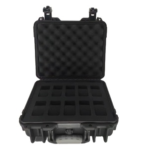 DPC038-1 Étui de <span class=keywords><strong>transport</strong></span> et de rangement robuste en plastique, étui à montres en plastique à 10 emplacements, 320*280*130mm - Product Image 3