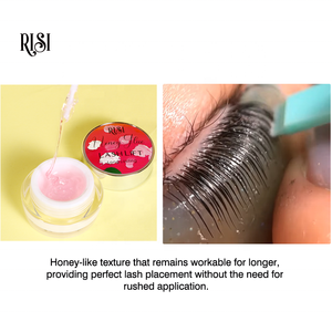 RISI Fuerte Lash Lift Pegamento Bálsamo Sin Irritación Vegano Pestañas y Cejas Levantamiento de Pestañas Pegamento Miel Pegamento Bálsamo - Product Image 3