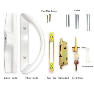 Quincaillerie de porte de <span class=keywords><strong>réparation</strong></span> et de <span class=keywords><strong>réparation</strong></span> sur mesure ODM OEM double crochet pour porte coulissante en verre Serrure à mortaise pour porte coulissante - Product Image 6
