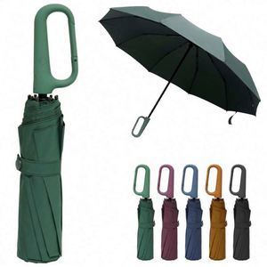 Contemporary Limited - Time Offer Folding Umbrella Fully-Automatic UV Protection Umbrella with Bag <b>Hook</b> - Product Image 1