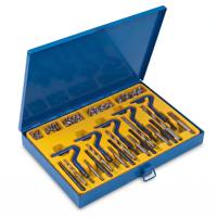 Kit de réparation de filetages 80 pièces avec inserts filetés, tarauds, forets, outil d'installation et boîte à outils pour réparation de vis hélicoïdales