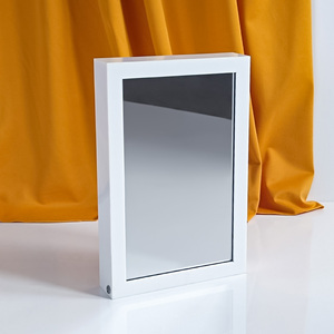 Boîte à lumière LED 3D à effet miroir infini, présentoir de comptoir en acrylique lumineux avec logo personnalisé pour bar, <span class=keywords><strong>club</strong></span>, magasin de détail, publicité - Product Image 4