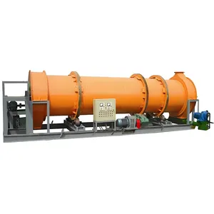 FBD High Efficiency Rotary Drum Dryer Fly Ash Drying Machine Industrial Dryer Machine Cement Slag Drying Plant