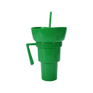 Wholesale Hot Selling High Quality Food Grade <b>Plastic</b> 900ml Custom Colorful 2 in 1 Snack and <b>Drink</b> Cup - Product Image 6