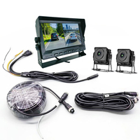 Moniteur de véhicule étanche 7 pouces, double canal, 1080P, détection d'angle mort BSD, caméra de recul HD pour camion et fourgonnette